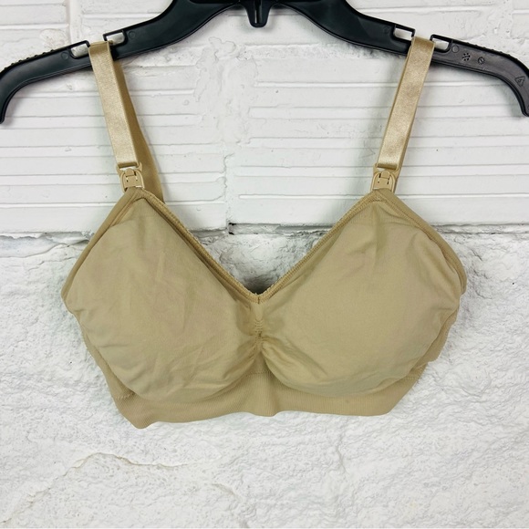 ISABEL MATERNITY nude stretch padded, nursing bra size medium - Picture 4 of 16
